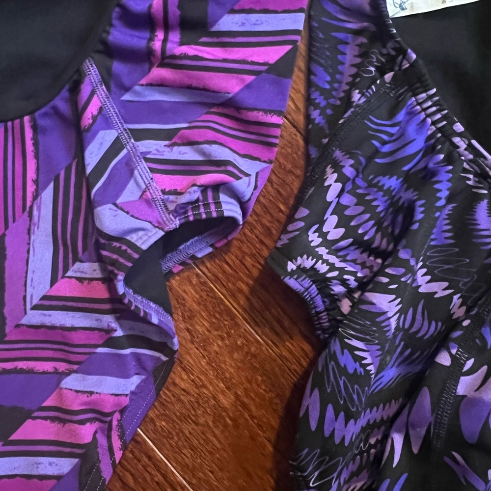 Two purple competitive swimsuits (size 28) - Picture 8 of 8